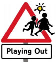 Playing out logo (Creative Commons Attribution, Non-Commercial, No Derivatives 3.0 Unported License, see playingout.net)