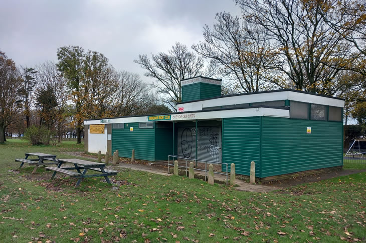 Buckingham Park sports pavilion in Shoreham (2) - Feb 2024