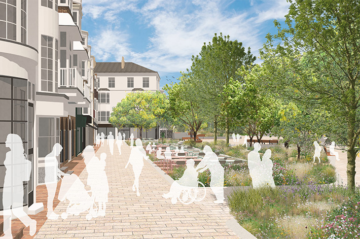 Final plans revealed for new green space in Montague Place, Worthing (1) - March 2024