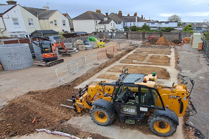 March to May 2024 - South Street, Lancing - foundations (1)