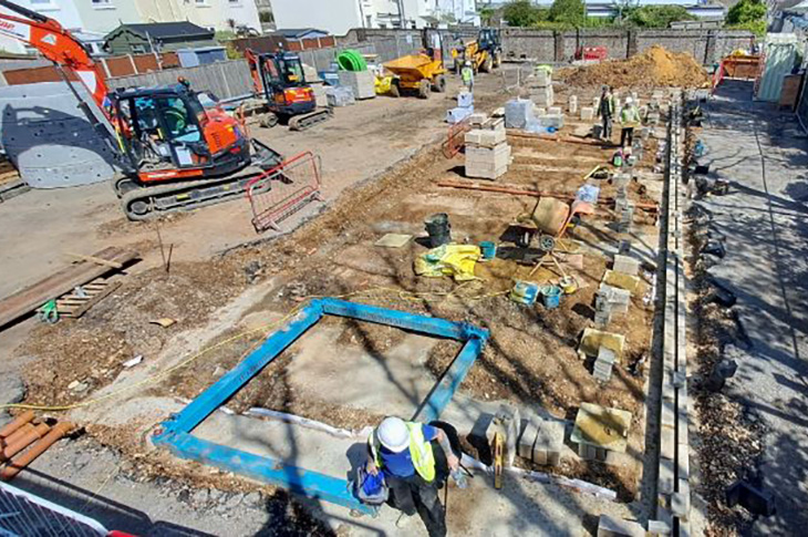 March to May 2024 - South Street, Lancing - foundations (2)