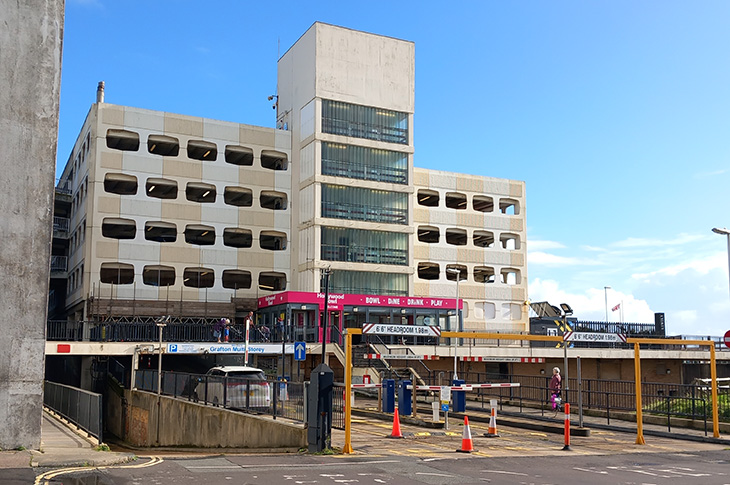 Multi-storey car park - Grafton, Worthing (entrance)