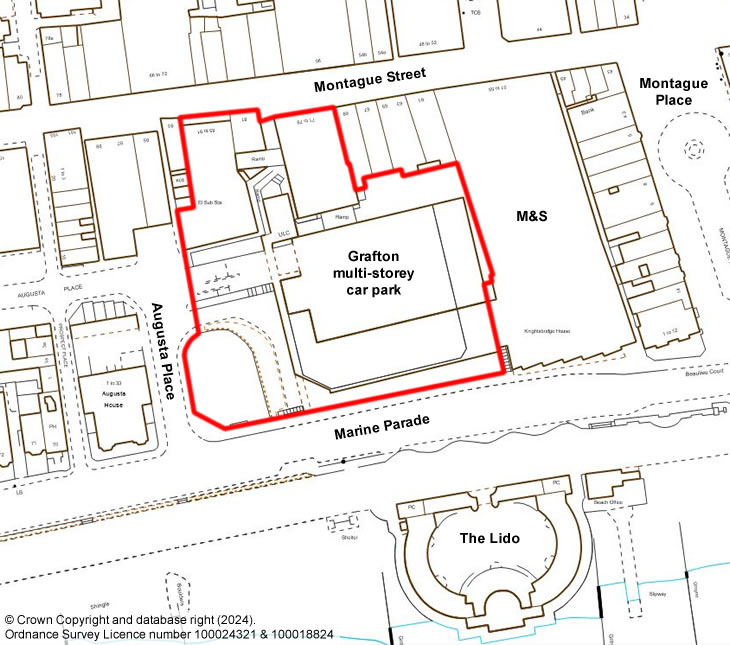 Multi-storey car park - Grafton, Worthing - site (map)