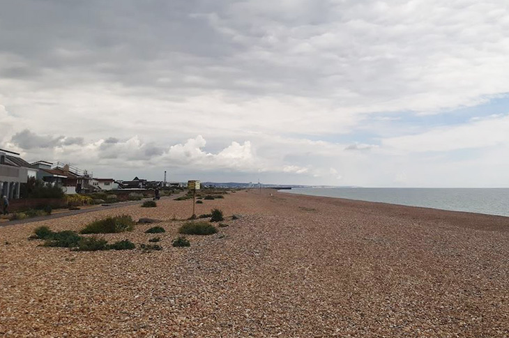 Shoreham Beach - looking east