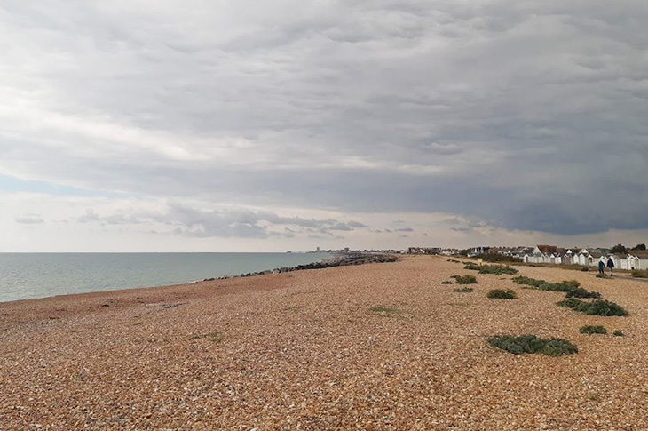 Shoreham Beach - looking west