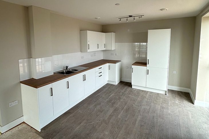 Albion Street, Southwick - one of the new kitchens