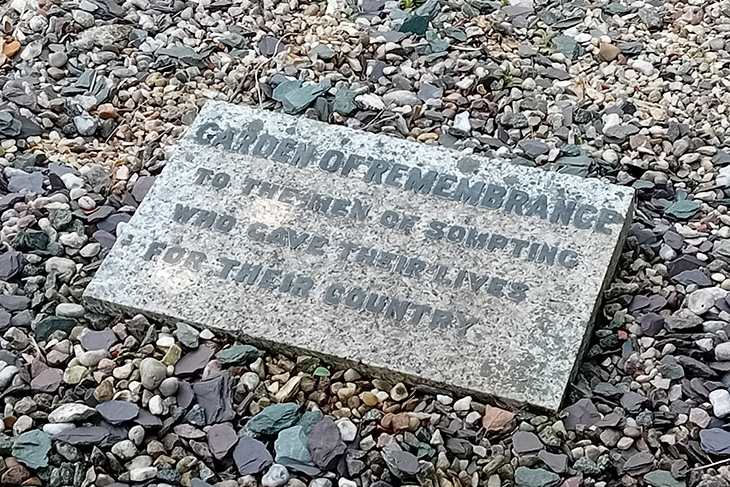 Sompting War Memorial - garden of remembrance memorial