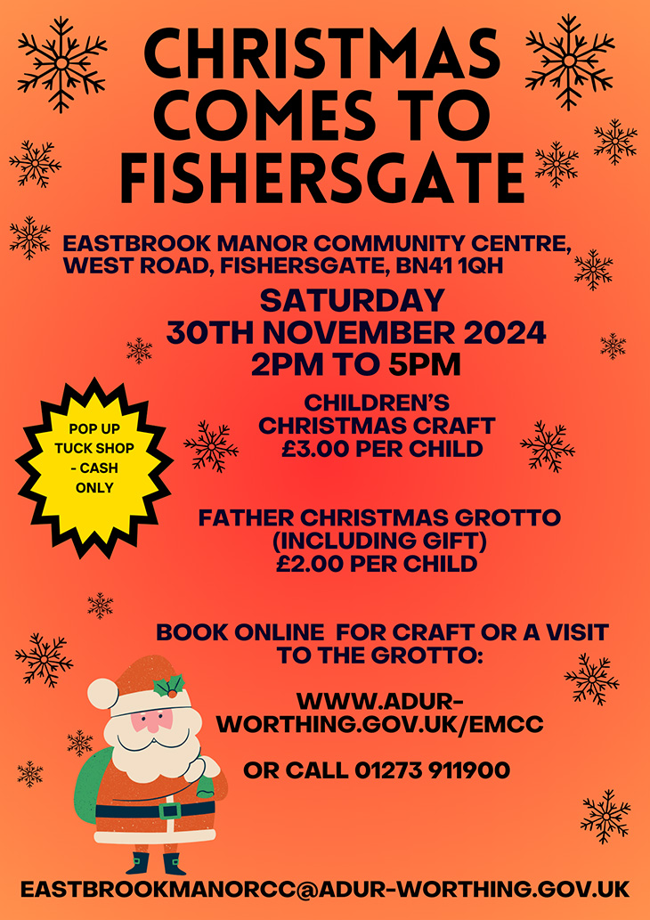 Festive Day in Fishersgate - 20th Nov 2024 (poster)