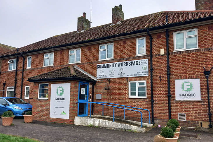 Lancing - The former Lancing Police Station building