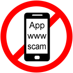 App and website scam
