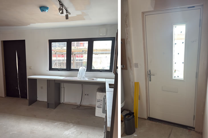 Gravelly Crescent, Lancing - new kitchen, doors and windows - September 2025