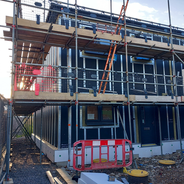 Gravelly Crescent, Lancing - external works - September 2025